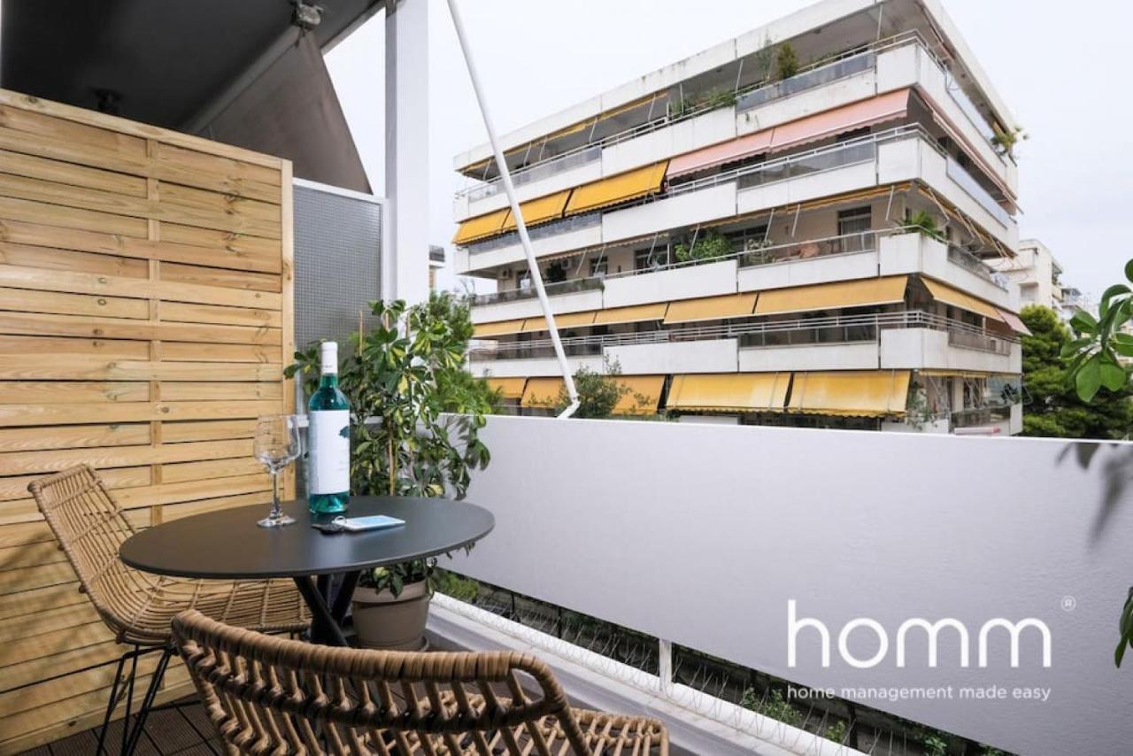 Athens Riviera Homm Flat 4 Min Walk From Beach, Thiseos Str Ngoại thất bức ảnh