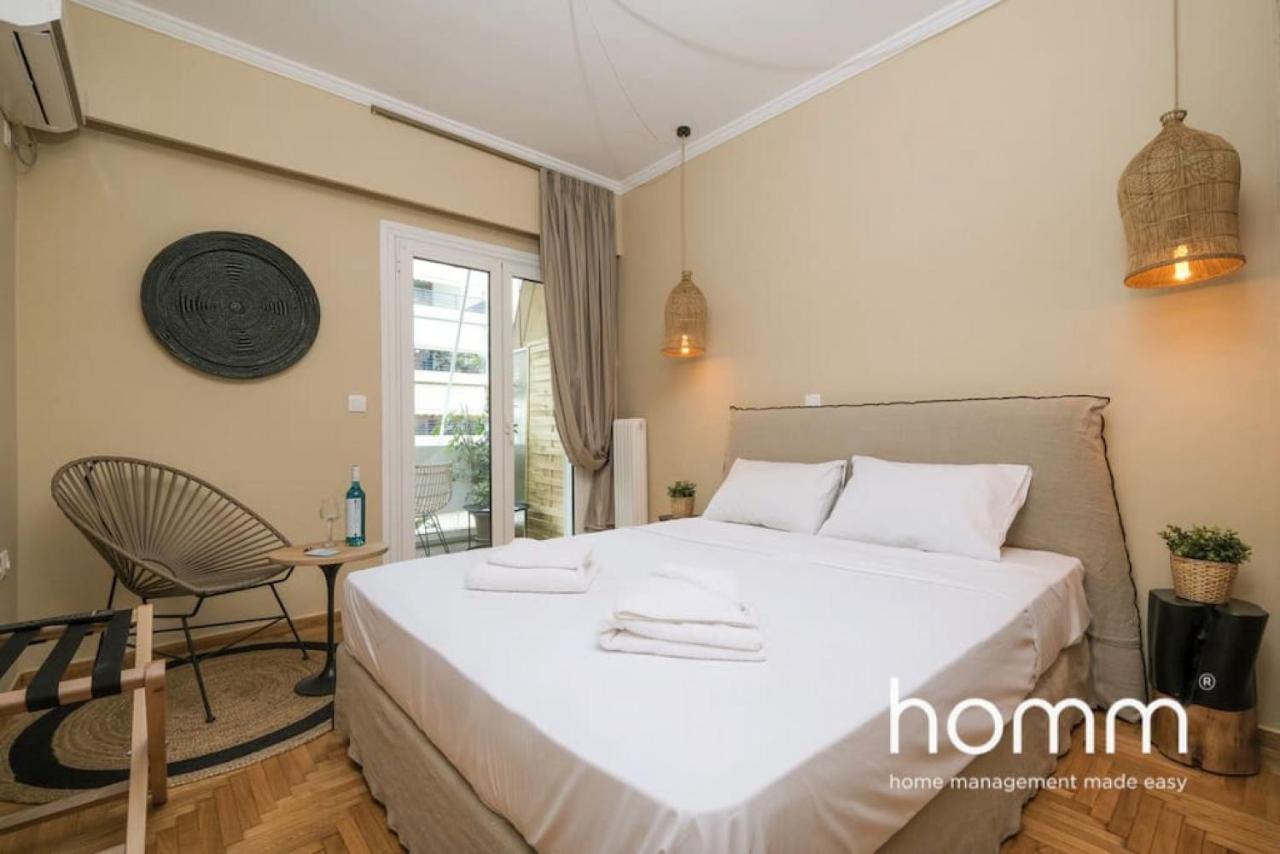 Athens Riviera Homm Flat 4 Min Walk From Beach, Thiseos Str Ngoại thất bức ảnh