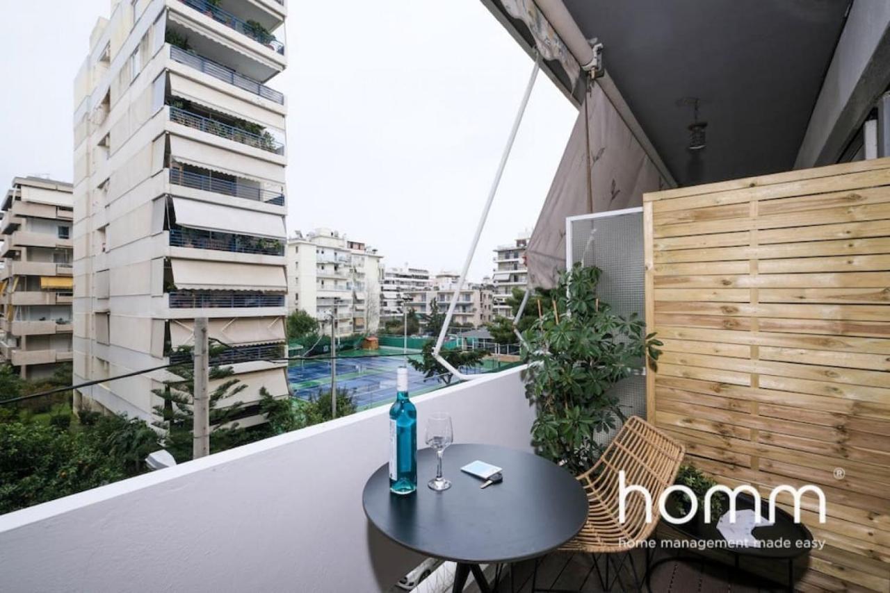 Athens Riviera Homm Flat 4 Min Walk From Beach, Thiseos Str Ngoại thất bức ảnh
