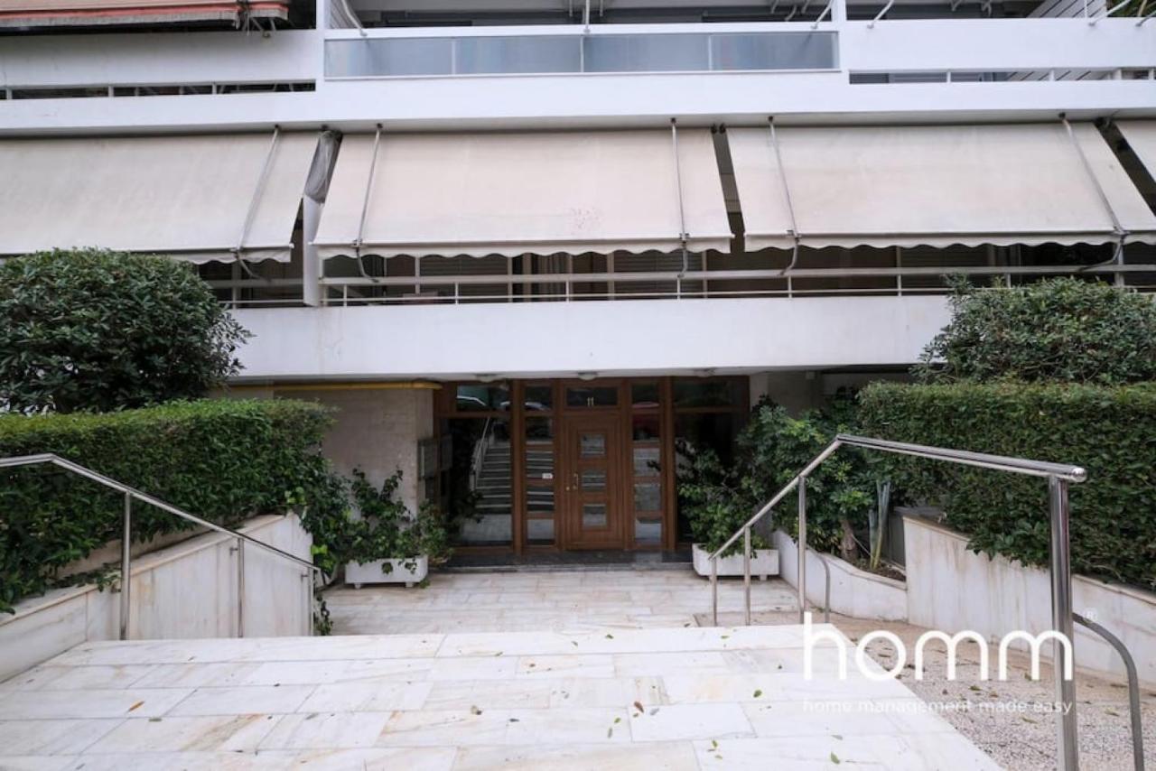 Athens Riviera Homm Flat 4 Min Walk From Beach, Thiseos Str Ngoại thất bức ảnh