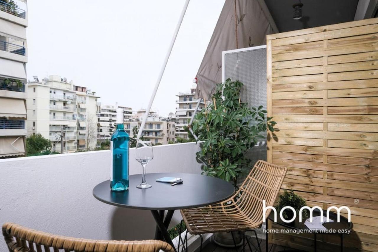 Athens Riviera Homm Flat 4 Min Walk From Beach, Thiseos Str Ngoại thất bức ảnh